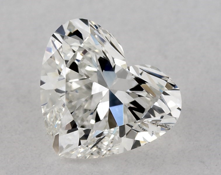 0.51 carat heart diamond, E VS1
