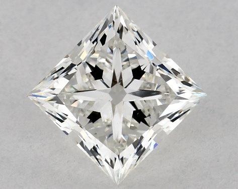 GIA 1.01 Carat H-VS2 Ideal Cut Princess Natural Diamond