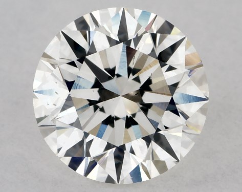 GIA 0.80 Carat H-SI1 Excellent Cut Round Diamond