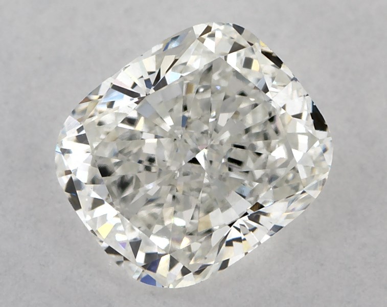 0.73 carat cushion diamond, E VS1