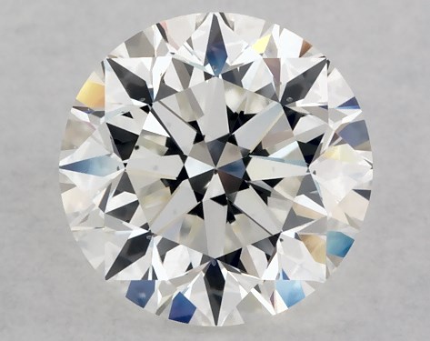 GIA 1.00 Carat H-VS2 Very Good Cut Round Diamond