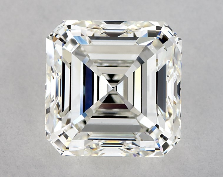 3.5 carat asscher diamond, I VS2