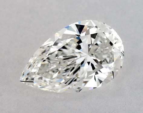 GIA 1.00 Carat G-VS1 Ideal Cut Pear Natural Diamond