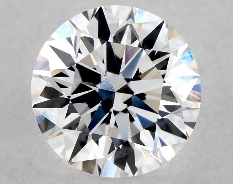 0.9 carat round diamond, D VS1