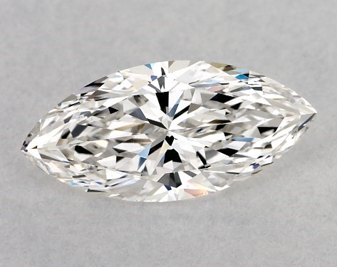 GIA 1.02 Carat H-VS2 Very Good Cut Marquise Natural Diamond