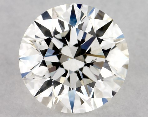 GIA 0.80 Carat H-SI1 Excellent Cut Round Diamond