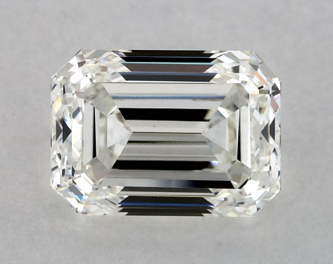 GIA 1.00 Carat H-VS1 Very Good Cut Emerald Diamond
