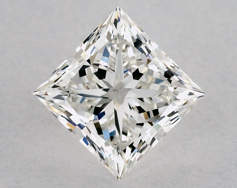 GIA 1.02 Carat H-VS2 Ideal Cut Princess Natural Diamond