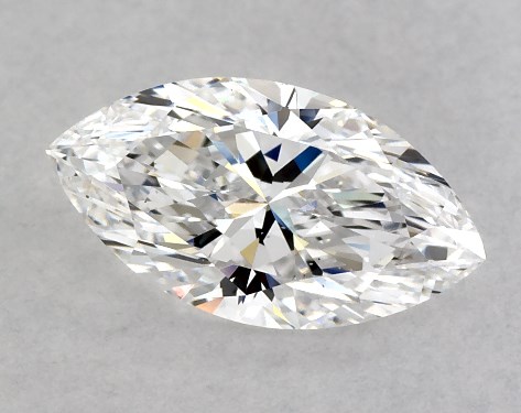 GIA 1.00 Carat D-VS2 Very Good Cut Marquise Natural Diamond