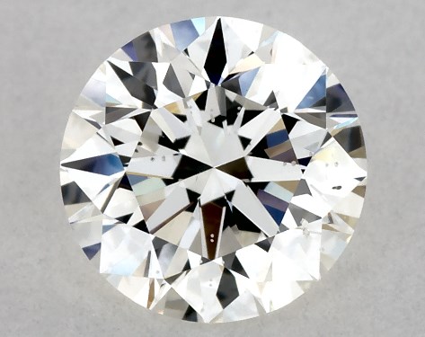 GIA 1.00 Carat H-SI2 Very Good Cut Round Natural Diamond
