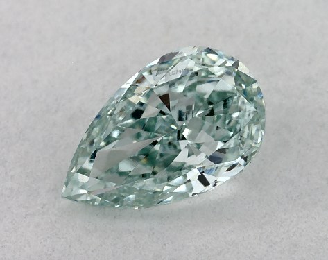 IGI 0.47 Carat Fancy Intense Green-VVS2 Pear Shaped Lab-Grown Diamond