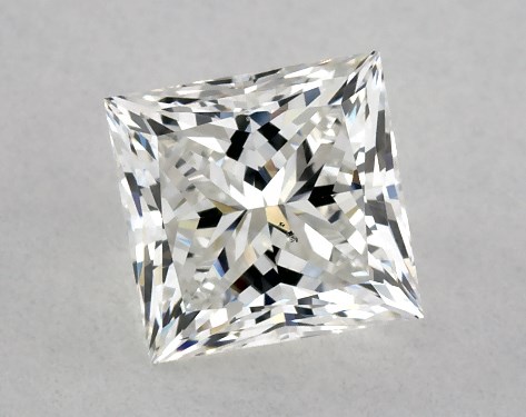 GIA 1.01 Carat H-VS2 Ideal Cut Princess Diamond