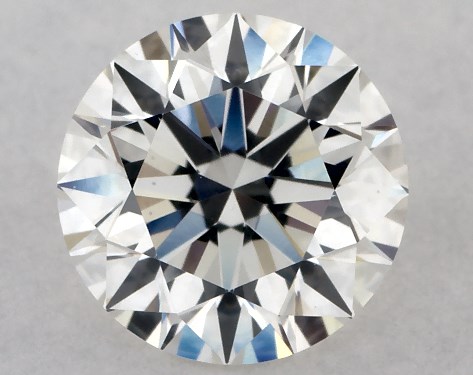 GIA 0.80 Carat H-SI1 Excellent Cut Round Diamond