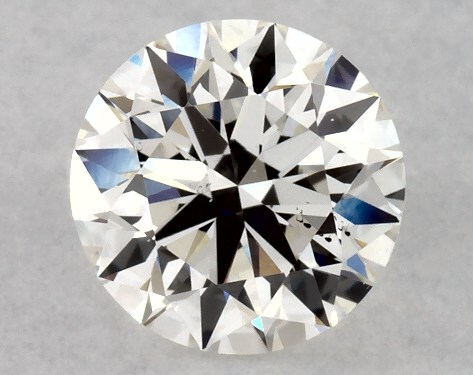GIA 0.85 Carat H-SI1 Excellent Cut Round Diamond