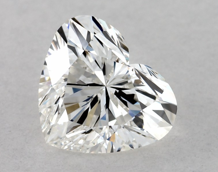 0.81 carat heart diamond, H VS2