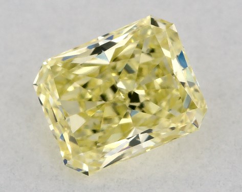 GIA 0.30 Carat Fancy Intense Yellow-VVS2 Radiant Cut Diamond