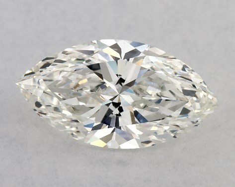 GIA 1.00 Carat H-VS1 Very Good Cut Marquise Natural Diamond