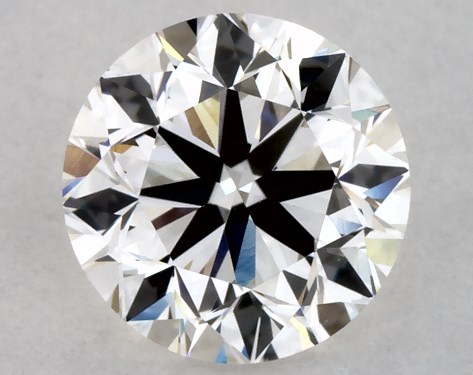 GIA 1.00 Carat H-VS1 Very Good Cut Round Diamond