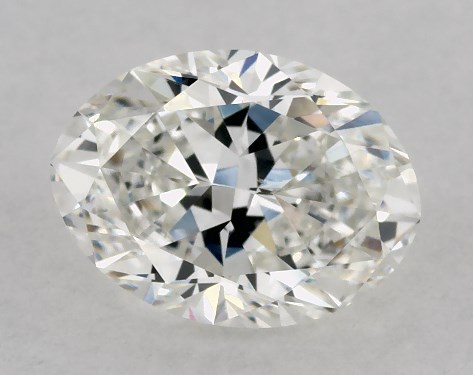 GIA 1.00 Carat H-VS2 Very Good Cut Oval Diamond
