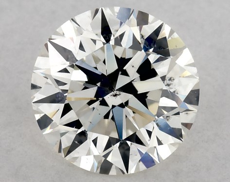 GIA 1.01 Carat I-SI1 Excellent Cut Round Natural Diamond