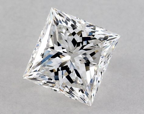 GIA 1.01 Carat F-VS2 Ideal Cut Princess Natural Diamond