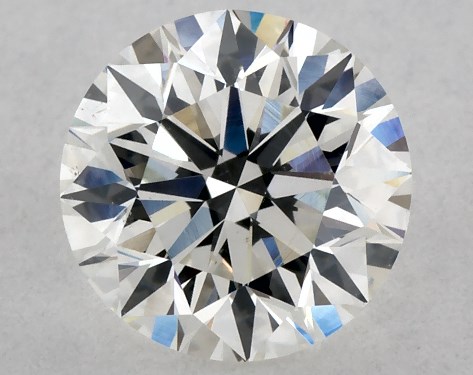 GIA 0.80 Carat H-SI1 Excellent Cut Round Natural Diamond