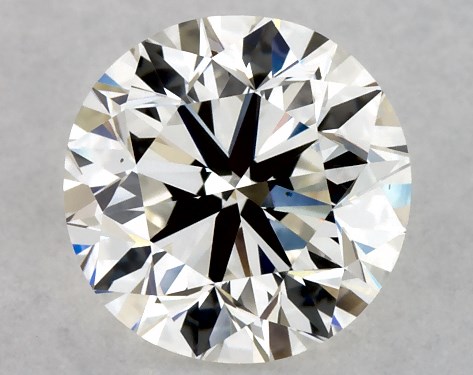 GIA 1.00 Carat H-VS2 Very Good Cut Round Diamond