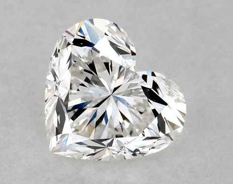 GIA 1.01 Carat F-VS2 Very Good Cut Heart Natural Diamond
