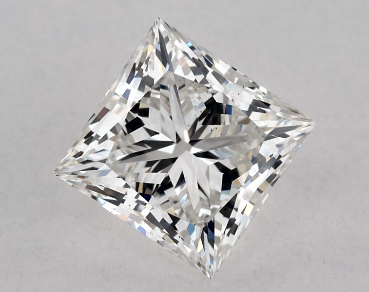 1.58 carat princess diamond, F VS2