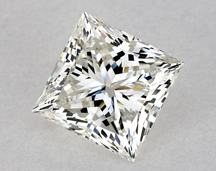 3.01 carat princess diamond, I SI1