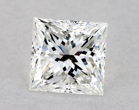 GIA 1.01 Carat F-VS2 Ideal Cut Princess Natural Diamond