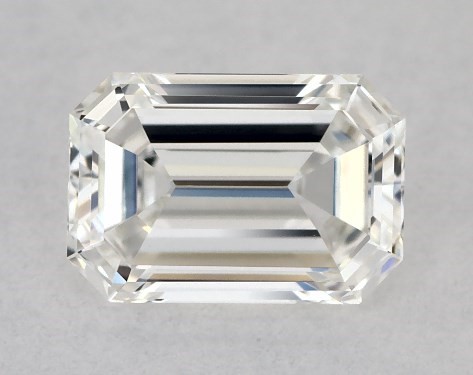 GIA 0.39 Carat H-VS1 Good Cut Emerald Natural Diamond
