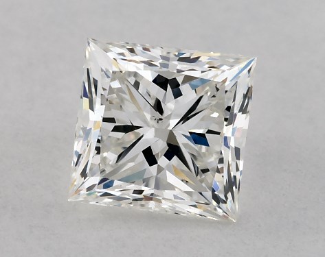 GIA 1.02 Carat H-VS2 Ideal Cut Princess Diamond