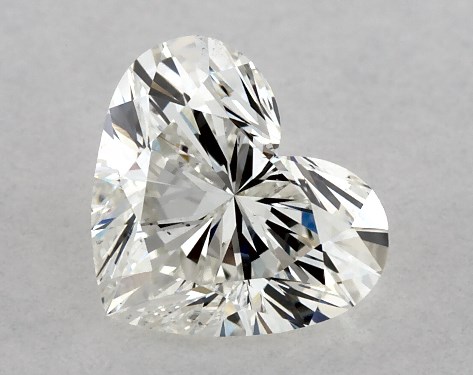 GIA 1.00 Carat H-VS2 Ideal Cut Heart Natural Diamond