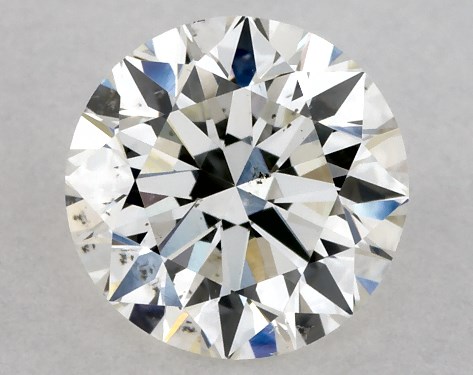 GIA 0.74 Carat H-SI1 Excellent Cut Round Natural Diamond