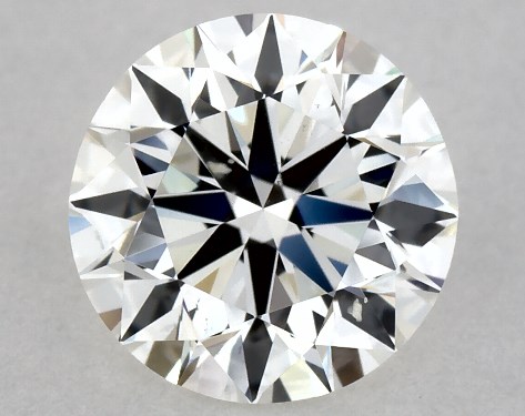 GIA 0.80 Carat H-SI1 Excellent Cut Round Diamond