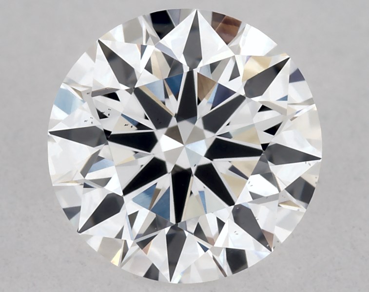 0.77 carat round diamond, D VS2