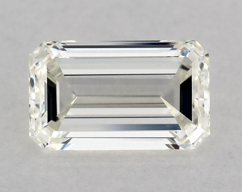 GIA 0.42 Carat J-VVS2 Good Cut Emerald Natural Diamond