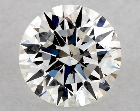 GIA 0.84 Carat H-SI1 Excellent Cut Round Natural Diamond