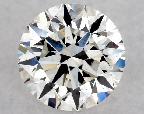 GIA 0.75 Carat H-SI1 Excellent Cut Round Natural Diamond