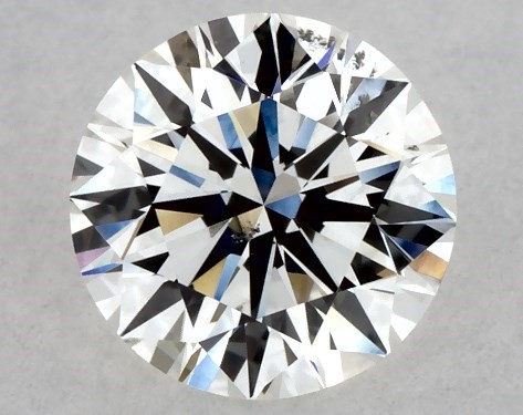 GIA 0.81 Carat H-SI1 Excellent Cut Round Diamond