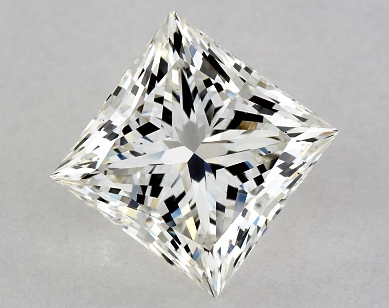 2.45 carat princess diamond, G VS1