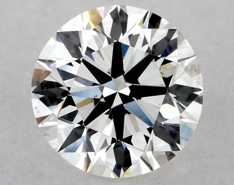 GIA 0.75 Carat H-SI1 Excellent Cut Round Natural Diamond