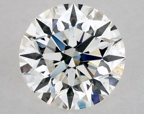 GIA 1.00 Carat H-VS2 Excellent Cut Round Natural Diamond
