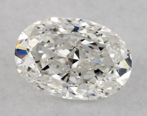 GIA 1.00 Carat H-VS2 Very Good Cut Oval Diamond
