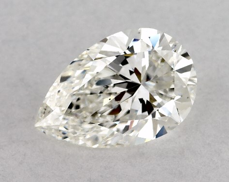 GIA 1.01 Carat H-VS2 Very Good Cut Pear Natural Diamond