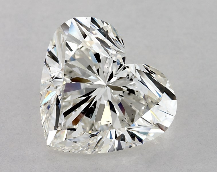 3.2 carat heart diamond, I SI2