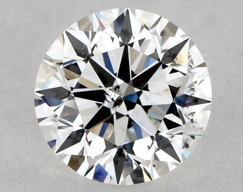 GIA 1.01 Carat H-SI2 Excellent Cut Round Natural Diamond