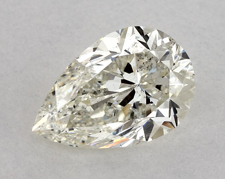 2 carat pear diamond, I SI1