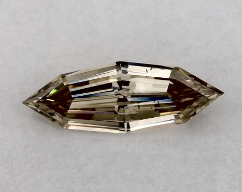 GIA 0.39 Carat Fancy Yellowish Brown-SI2 Marquise Cut Natural Diamond